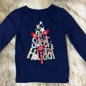 5T ‘Oh Sweet Holiday’ Christmas Candy Long Sleeve Top